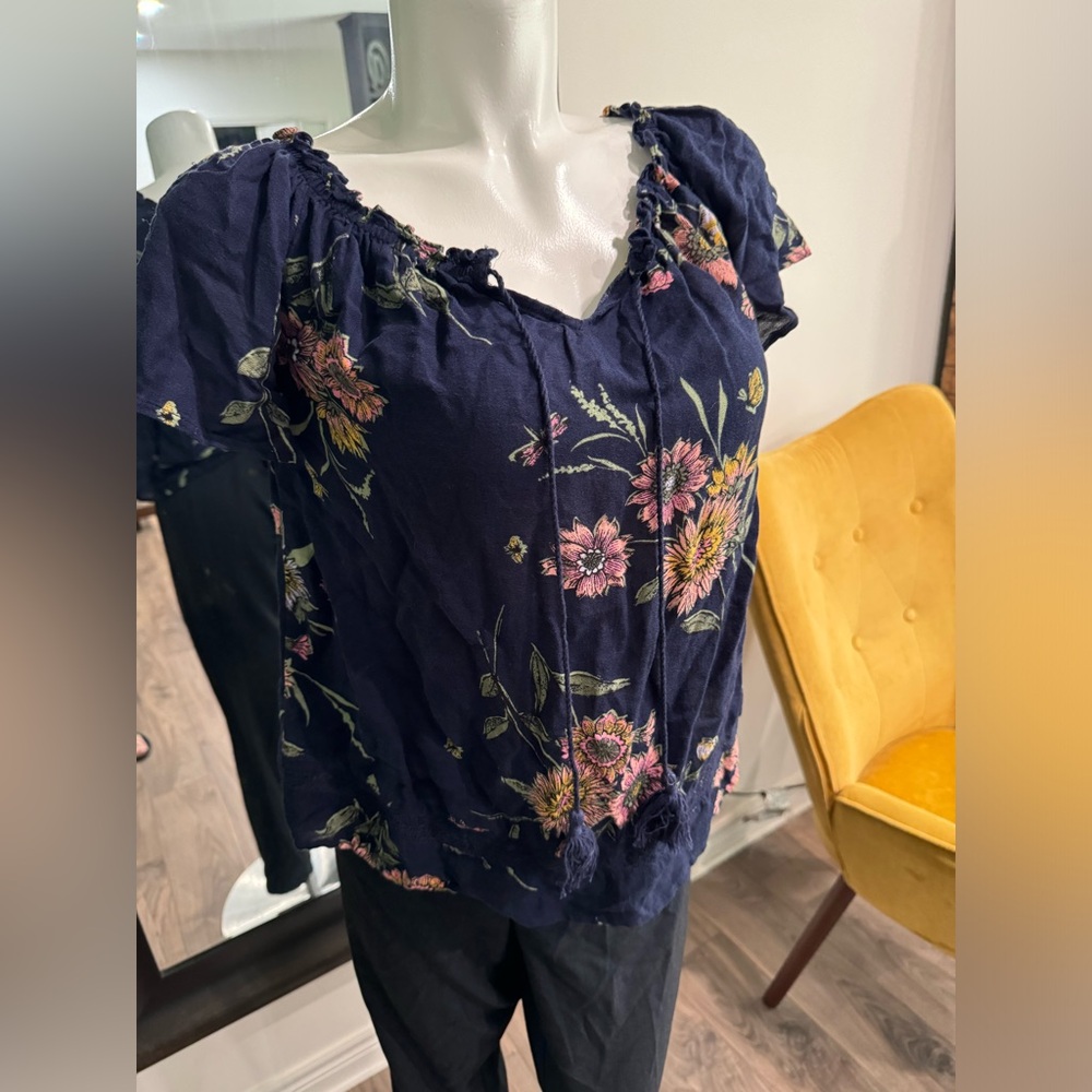Floral summer blouse